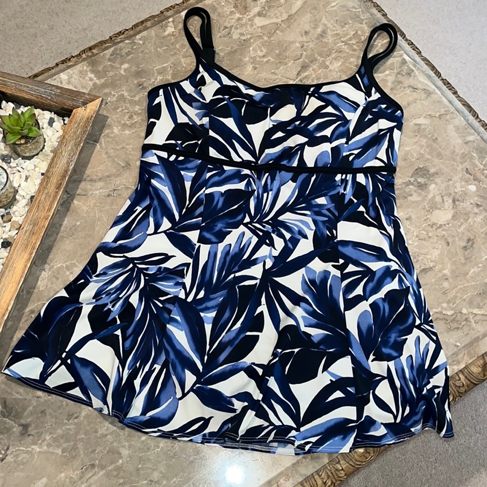 Tropical swim dress